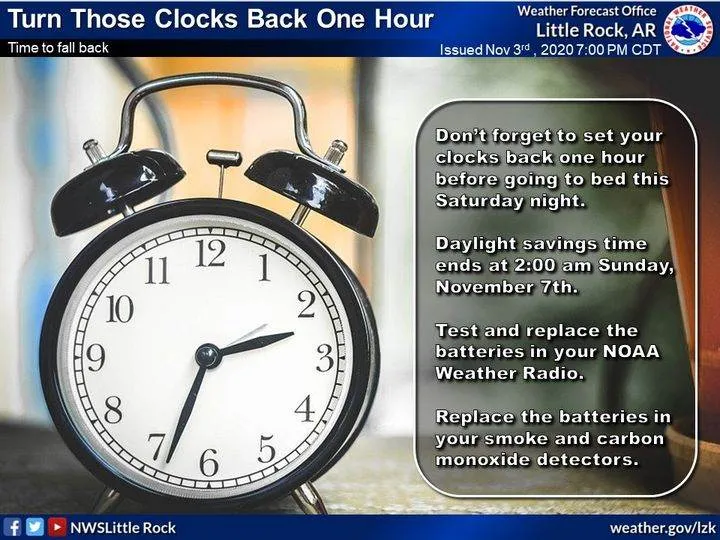 Time change reminder Hallmark Times