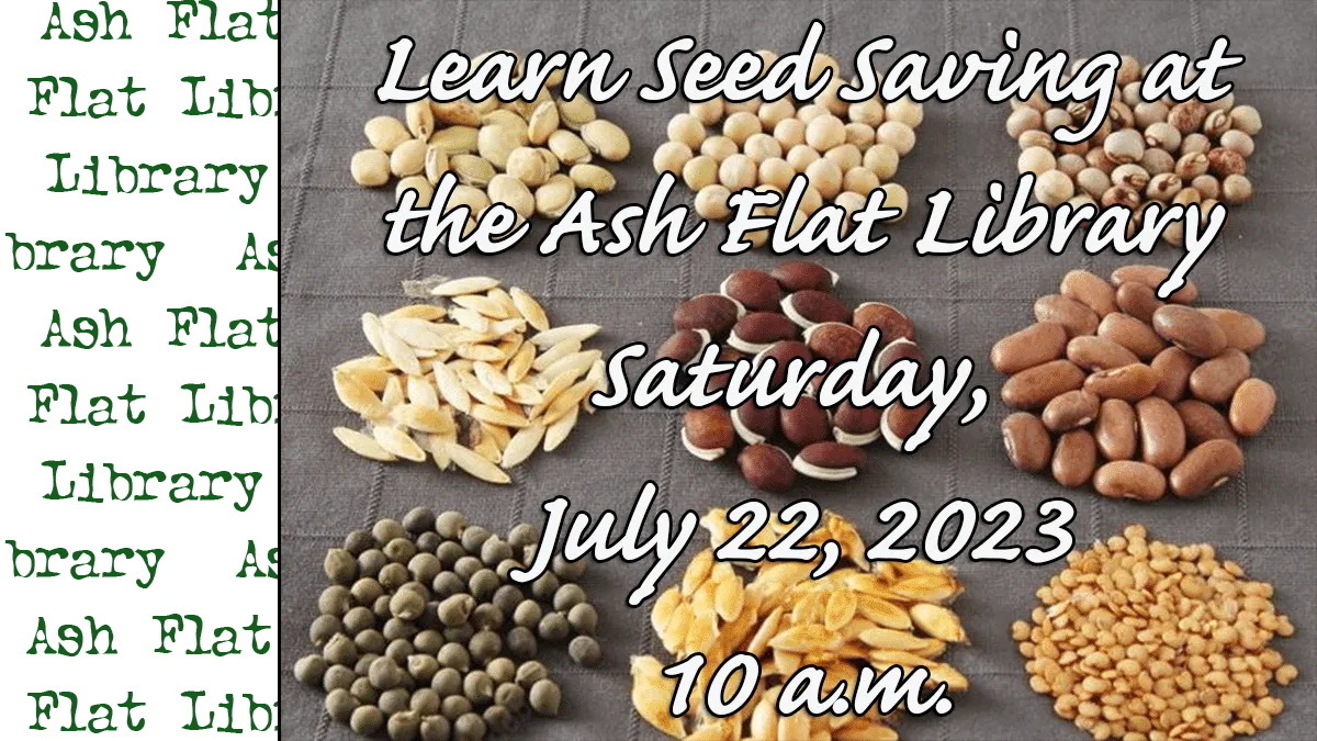 Seed Saving class at the AFL Hallmark Times